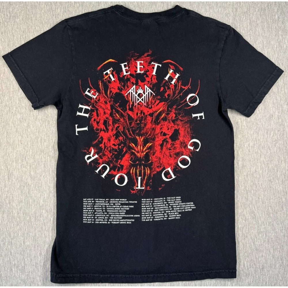 Sleep Token The Teeth of God Tour 2024 Shirt Small Black Comfort Colors Band Tee